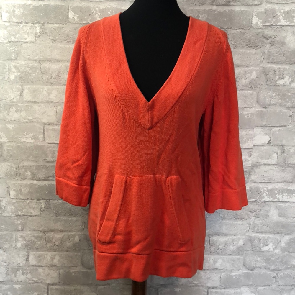 Banana Republic S Orange Bell Sleeve Sweater